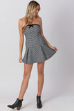 Mini Dress in Herringbone - Greige Goods