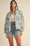 Patchwork Floral Quilted Jacket - Greige Goods