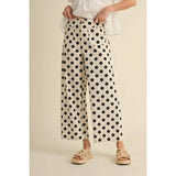 Polka Dot Wide Leg Pant - Greige Goods