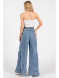 Western Wide Leg Pants - Greige Goods