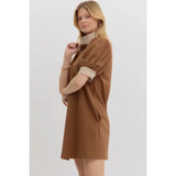 Polo Pullover Dress - Greige Goods