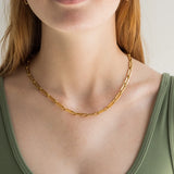Paperclip Chain Necklace - Greige Goods