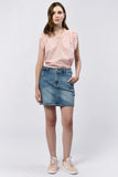 Quinn Denim Skirt - Greige Goods