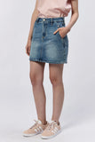 Quinn Denim Skirt - Greige Goods