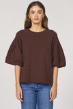 Matteo Puff Sleeve Sweater - Greige Goods