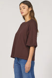 Matteo Puff Sleeve Sweater - Greige Goods