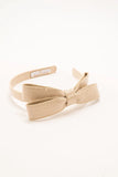 Paige Bow Headband - Greige Goods