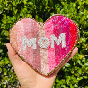 MOM Coin Purse - Greige Goods