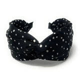 Polka Dot Twist Headband - Greige Goods