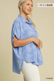 Button Down Dolman Top - Greige Goods
