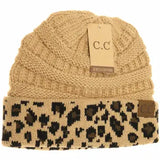 Leopard Cuff Beanie