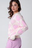 Queen of Hearts Sweater - Greige Goods