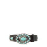 Oval Bohemian Turquoise Belt - Greige Goods
