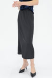 Liya Satin Midi Skirt