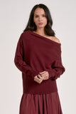 Off the Shoulder Sweater - Greige Goods