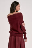 Off the Shoulder Sweater - Greige Goods