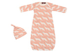 Greige Baby Gown & Hat Set - Greige Goods