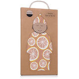 Greige Baby Gown & Hat Set - Greige Goods