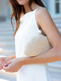 Rita Shell Minaudiere - Greige Goods