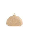 Rita Shell Minaudiere - Greige Goods