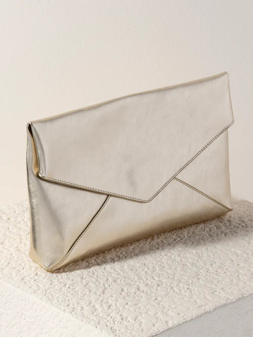 Maddie Envelope Clutch - Greige Goods