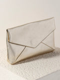 Maddie Envelope Clutch - Greige Goods