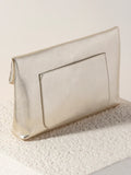 Maddie Envelope Clutch - Greige Goods