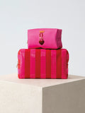 Cara Large Zip Pouch - Greige Goods