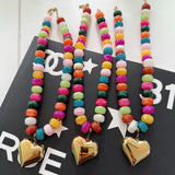Colorful Heart Necklace
