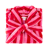 Felicity Stripe Robe - Greige Goods