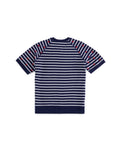 Stripes Lightweight Short Sleeve Sweatshirt - Greige Goods