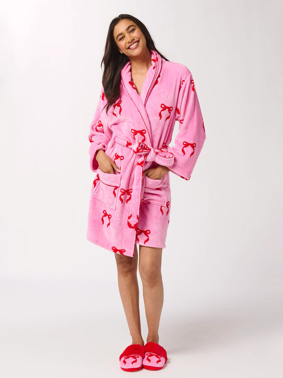 Bow Robe - Greige Goods