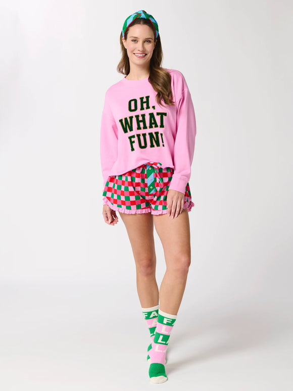 Oh What Fun Sweatshirt - Greige Goods