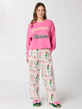 Champagne & Mistletoe Sweatshirt - Greige Goods