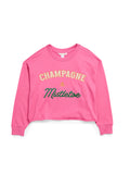 Champagne & Mistletoe Sweatshirt - Greige Goods