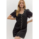Solid Short Sleeve Mini