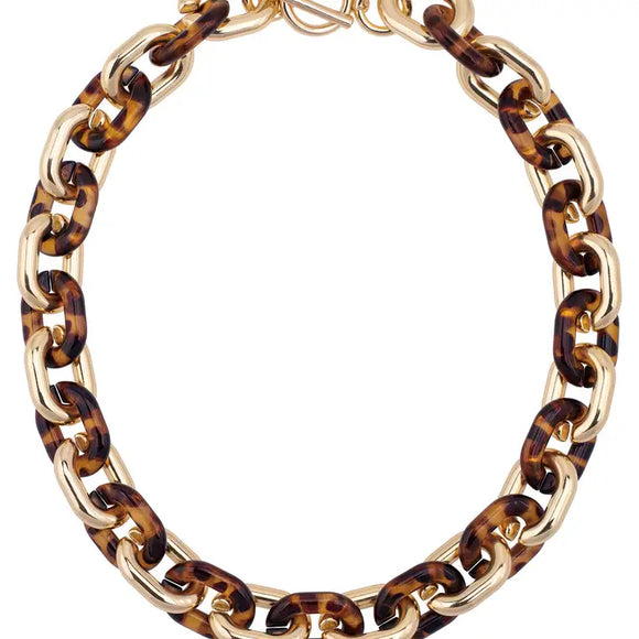 Ava Resin Necklace - Greige Goods