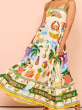 Suspender Maxi Dress - Greige Goods