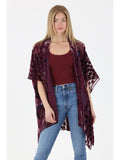 Velvet Kimono - Greige Goods
