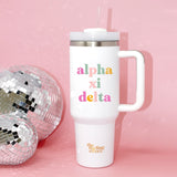 40oz Sorority Tumbler - Greige Goods