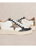 The Eliana Vintage Star Sneaker - Greige Goods