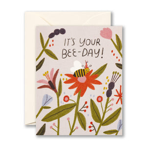 "It's Your Bee-Day!" Card - Greige Goods
