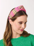 Textured Plaid Headband - Greige Goods