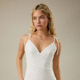 Lace Mini Dress - Greige Goods
