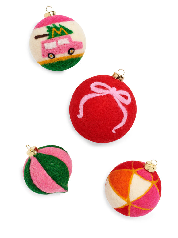 Festive Bow Ornament - Greige Goods