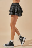 Ruffle Tiered Skort - Greige Goods
