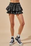 Ruffle Tiered Skort - Greige Goods