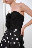 Rosette Tube Top - Greige Goods