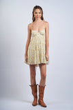 Morning Glory Corset Mini - Greige Goods