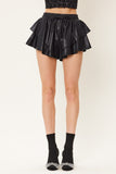 Tiered Ruffle Drawstring Shorts - Greige Goods